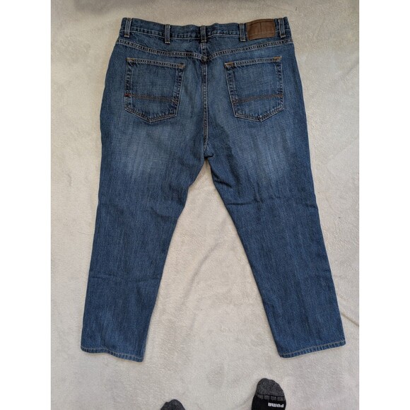 Tommy Hilfiger Mens Classic 38 x 30 Blue Jeans Straight Designer - Picture 2 of 13